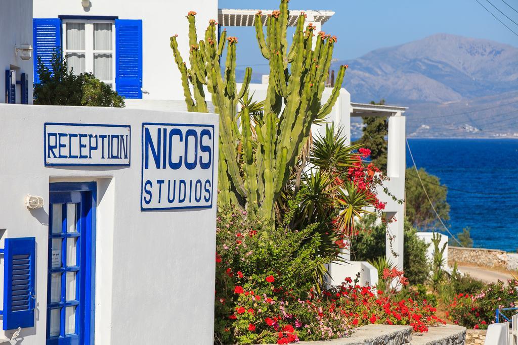 Nicos Studios & Apartments โลการาส ภายนอก รูปภาพ